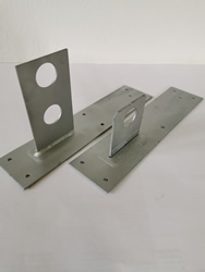 1840 komplett 2 Schneeschutz Trapez zum Nieten 70mm